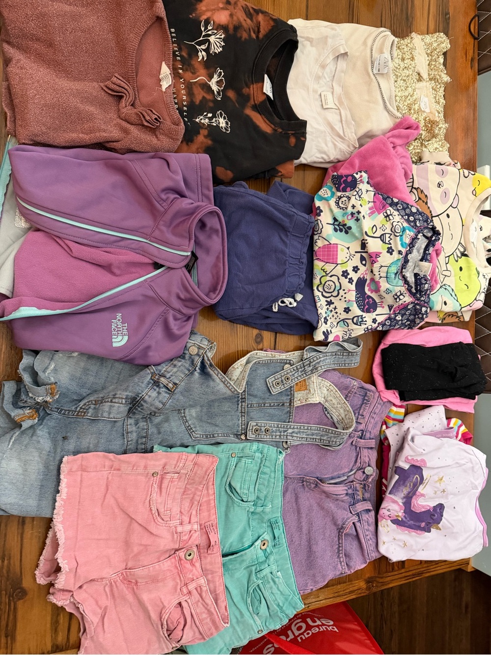 Girls bundle Zara, souris mini, north face. Size 8-10.